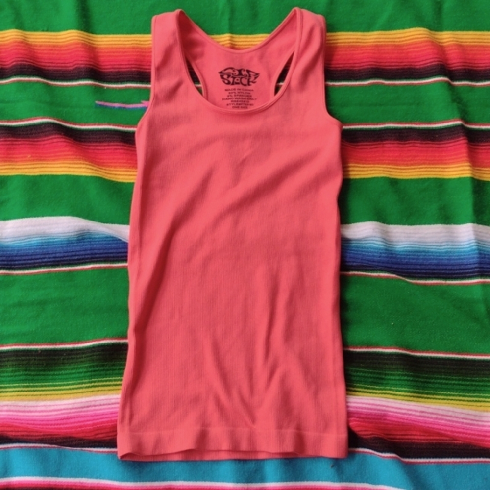 Lip stick tank, one size fits all, salmon